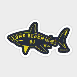 Long Beach Island - The Shark! Sticker